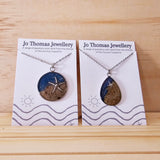 Shoreline Large Pendants with charms teardrop