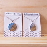 Shoreline Large Pendants with charms teardrop