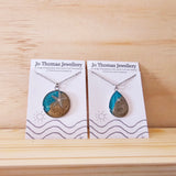 Shoreline Large Pendants with charms teardrop