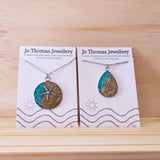 Shoreline Large Pendants with charms teardrop