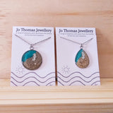 Shoreline Large Pendants with charms teardrop