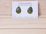 Sea Drop Cornish Sand studs