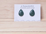 Sea Drop Cornish Sand studs