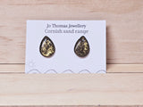 Sea Drop Cornish Sand studs