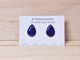 Sea Drop Cornish Sand studs